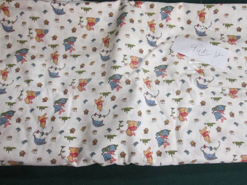 Winnie the Pooh print 4 yards...