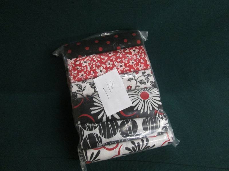 Red White & Black Frabric Set...