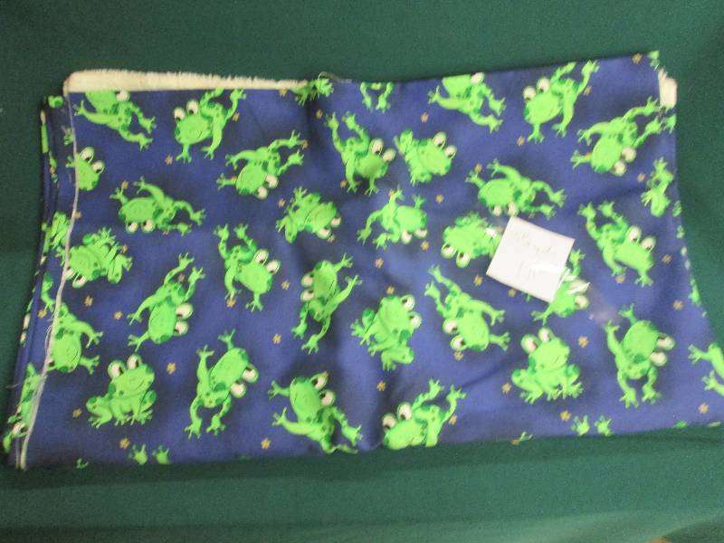 Frog Print 3.5 yards...