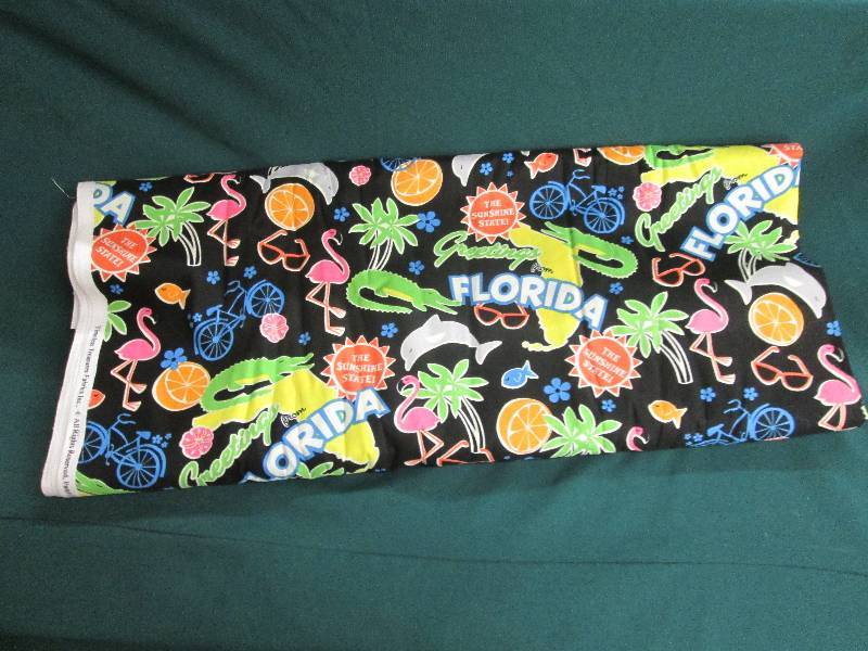 Florida Print 9.5 yards...