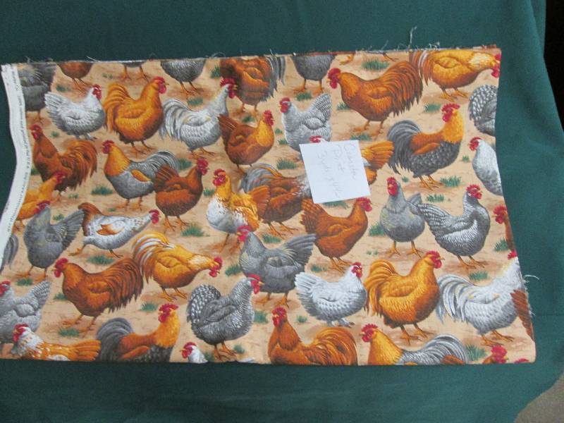 Cranston Rooster Print 3 yards...