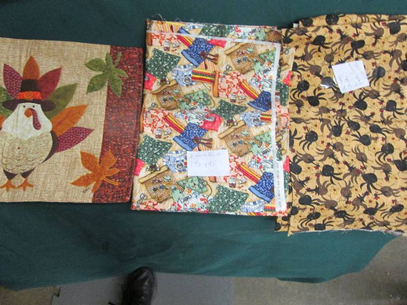 Rooster Fabric, Quilting Print, Tur...