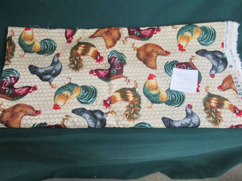 Timeless Treasures Rooster Print 4....