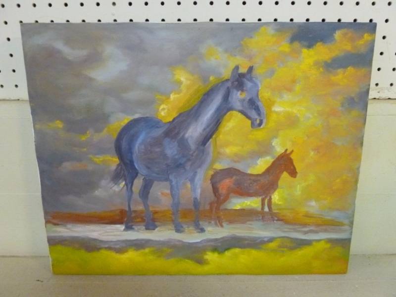 lot 14 image: Oil On Canvas