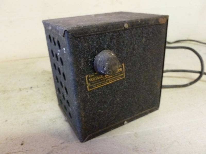lot 115 image: Vintage Voltage Regulator