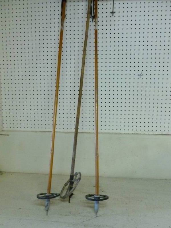 lot 177 image: Vintage Ski Poles