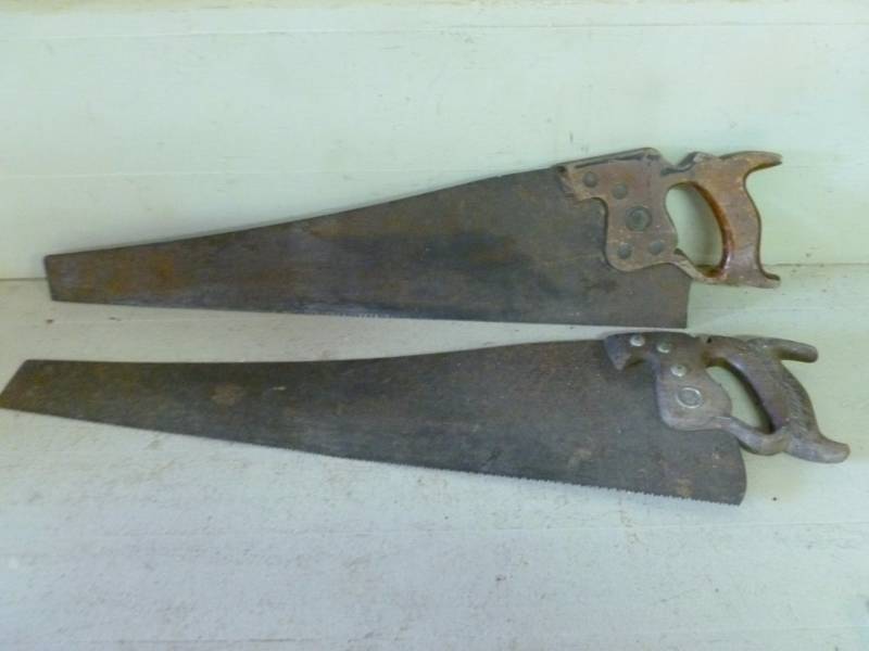 lot 219 image: Vintage Hand Saws