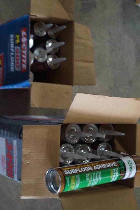 1 Cases of Construction Adhesives
