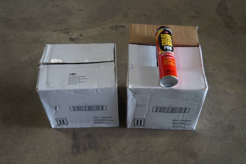 2 Cases of Spray Insulation