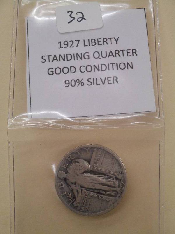 1927 Standing Liberty Quarter, Good...