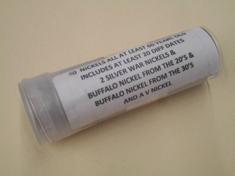 (1) Roll Of (40) Nickels At Least 6...