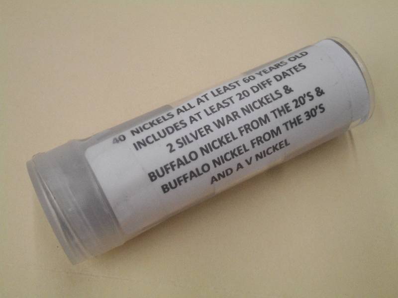 (1) Roll Of (40) Nickels At Least 6...