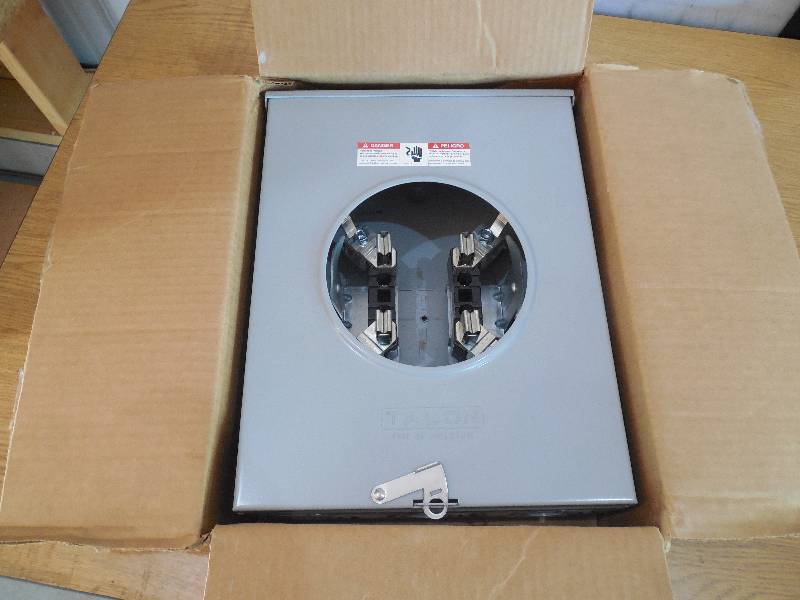 lot 43 image: 200-Amp Ringless OverheadUnderground Meter Socket