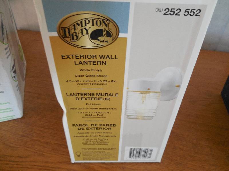 lot 54 image: HAMPTON BAY EXTERIOR WALL LANTERN