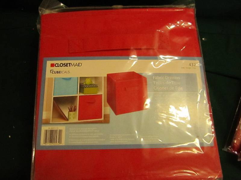 lot 20 image: Lot of 5 Closet Maid fabric drawers...