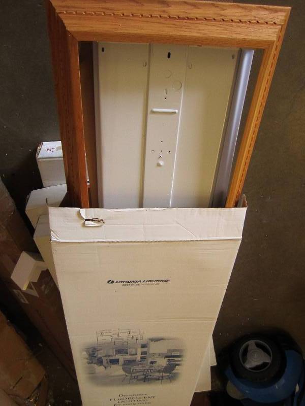 lot 24 image: Dentil 1-12 ft. x 4 ft. 4-Light Fl...