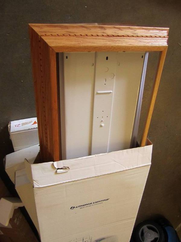 lot 25 image: Dentil 1-12 ft. x 4 ft. 4-Light Fl...