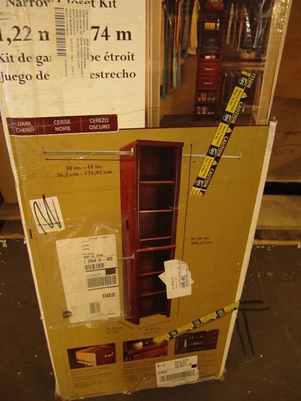 lot 45 image: Closet maid 4-9 feet closet shelf ...
