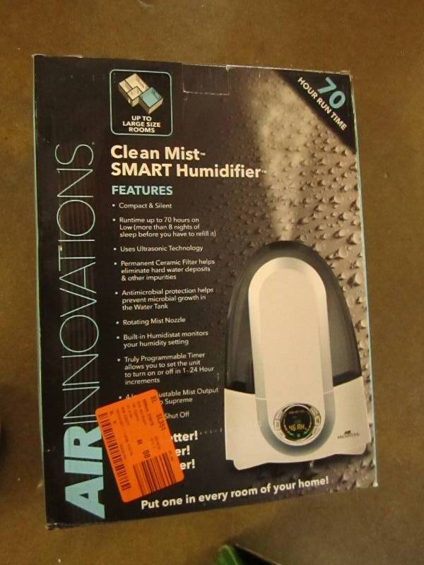 lot 92 image: Air innovations clean mist smart hu...