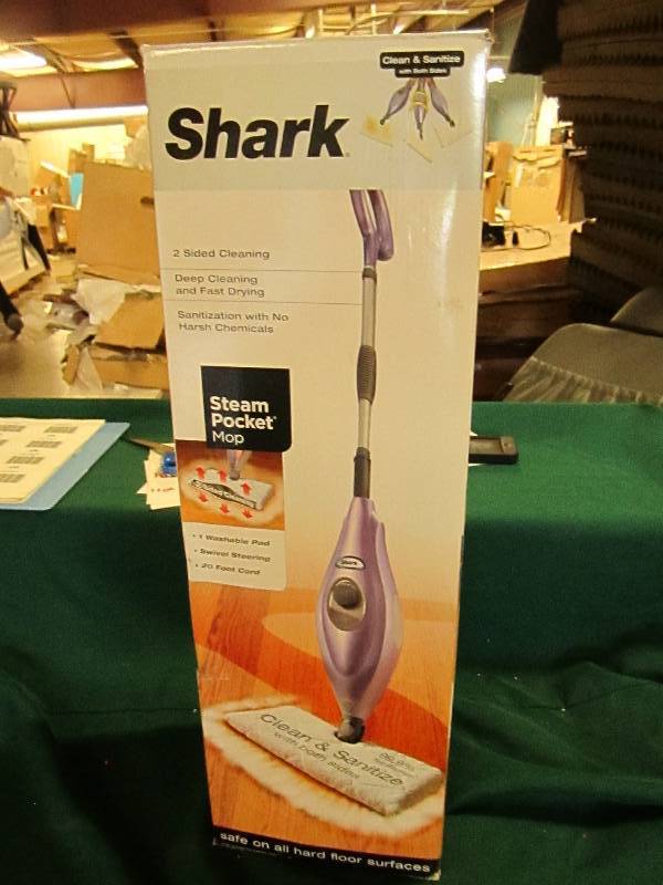 lot 107 image: Shark steam pocket mop ...