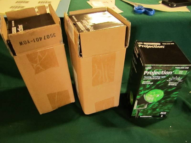 lot 111 image: 3 LED light show projection lights ...