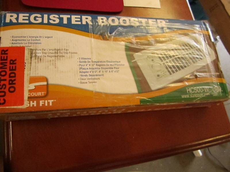 lot 125 image: Register Booster flush mount ...