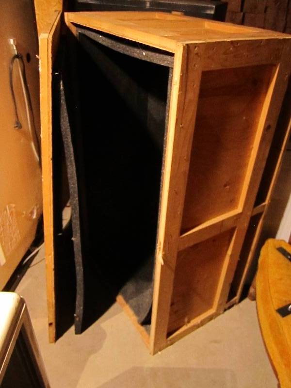 Foam padded wood box with base for ...
