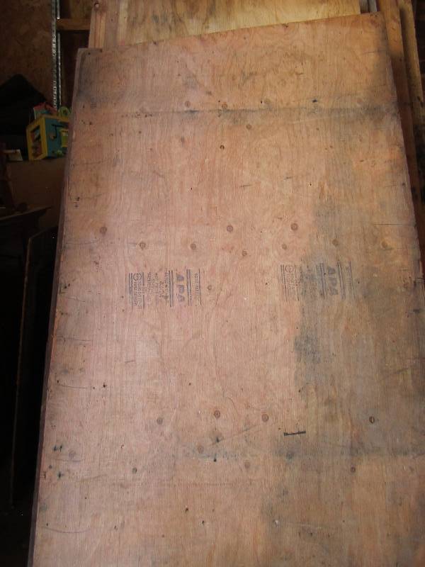 14 sheets of plywood they are cut b...
