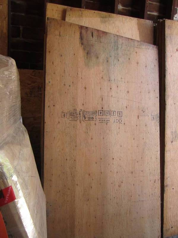 22 shees of plywood cut but all hav...