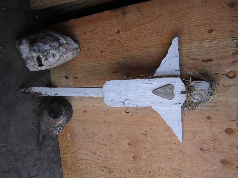 Decorative wood and angel...