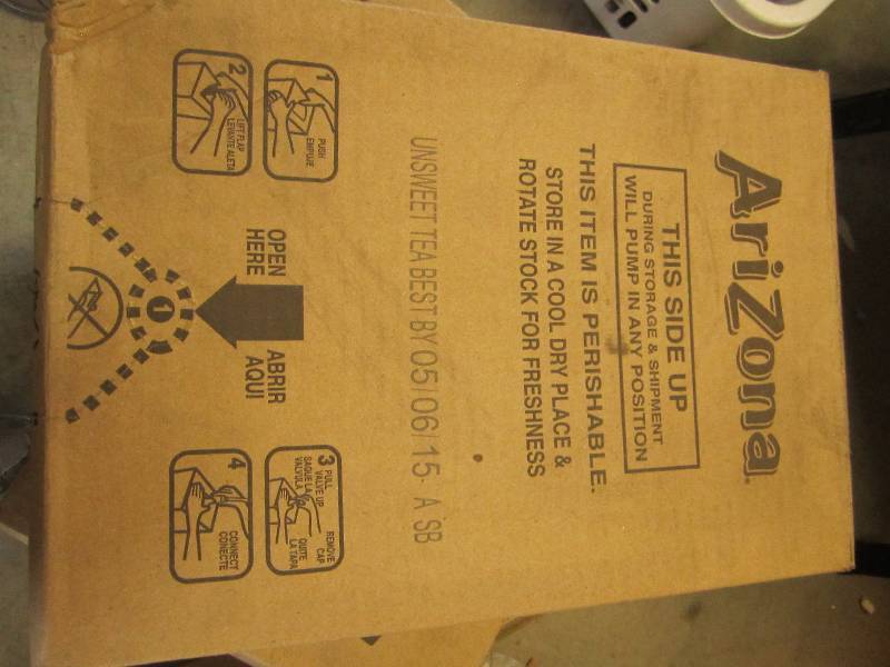 2.5 gal of unsweetend brewed tea ar...