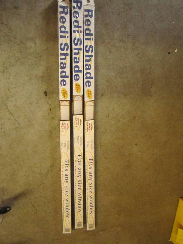 3 Redi shades ready to stick on any...