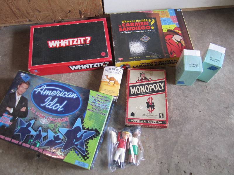 Lot of vintage board games...