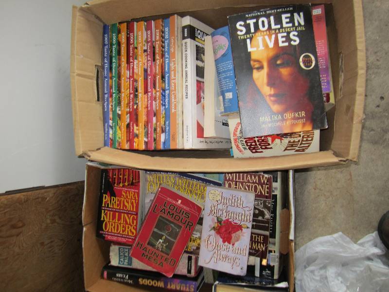 Box of books...