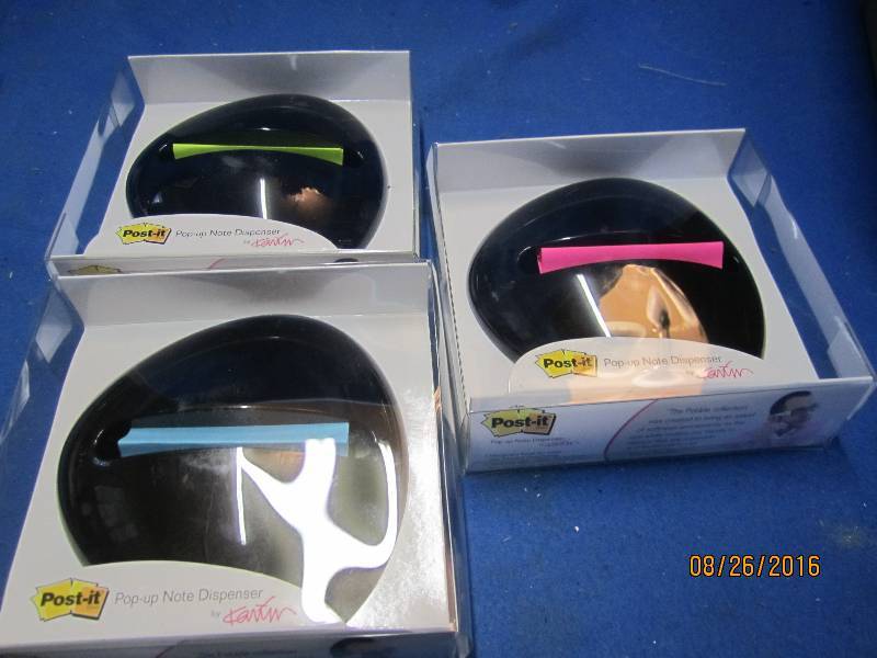 Lot of post it note dispensers ...