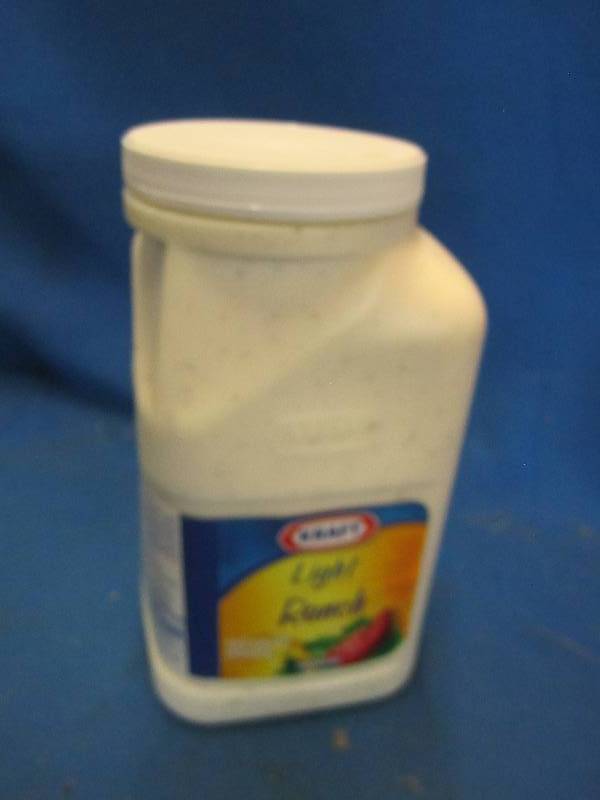 Gallon of Kraft ranch dressing ...