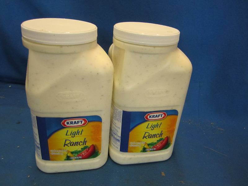 2 one galllon bucks of Kraft ranch ...