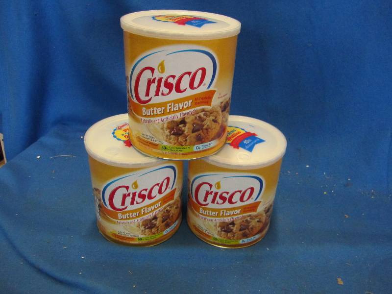 Lot of 3, 48oz Crisco butter flavor...