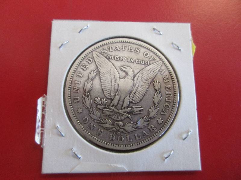 1. 1892-CC Morgan Silver Dollar