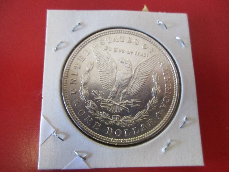 9.1921-P Morgan Silver Dollar in BU condition with original mint luster and cartwheel effect