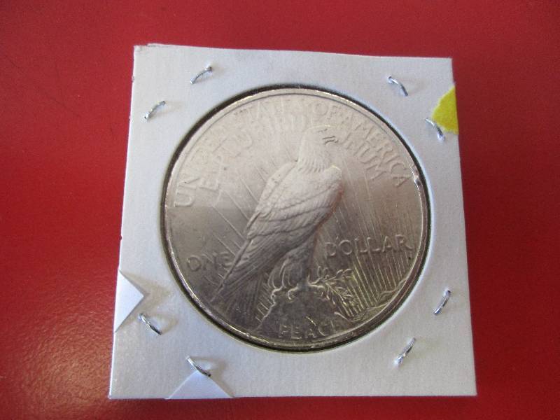 1925-P Silver Peace Dollar in BU condition with original mint luster