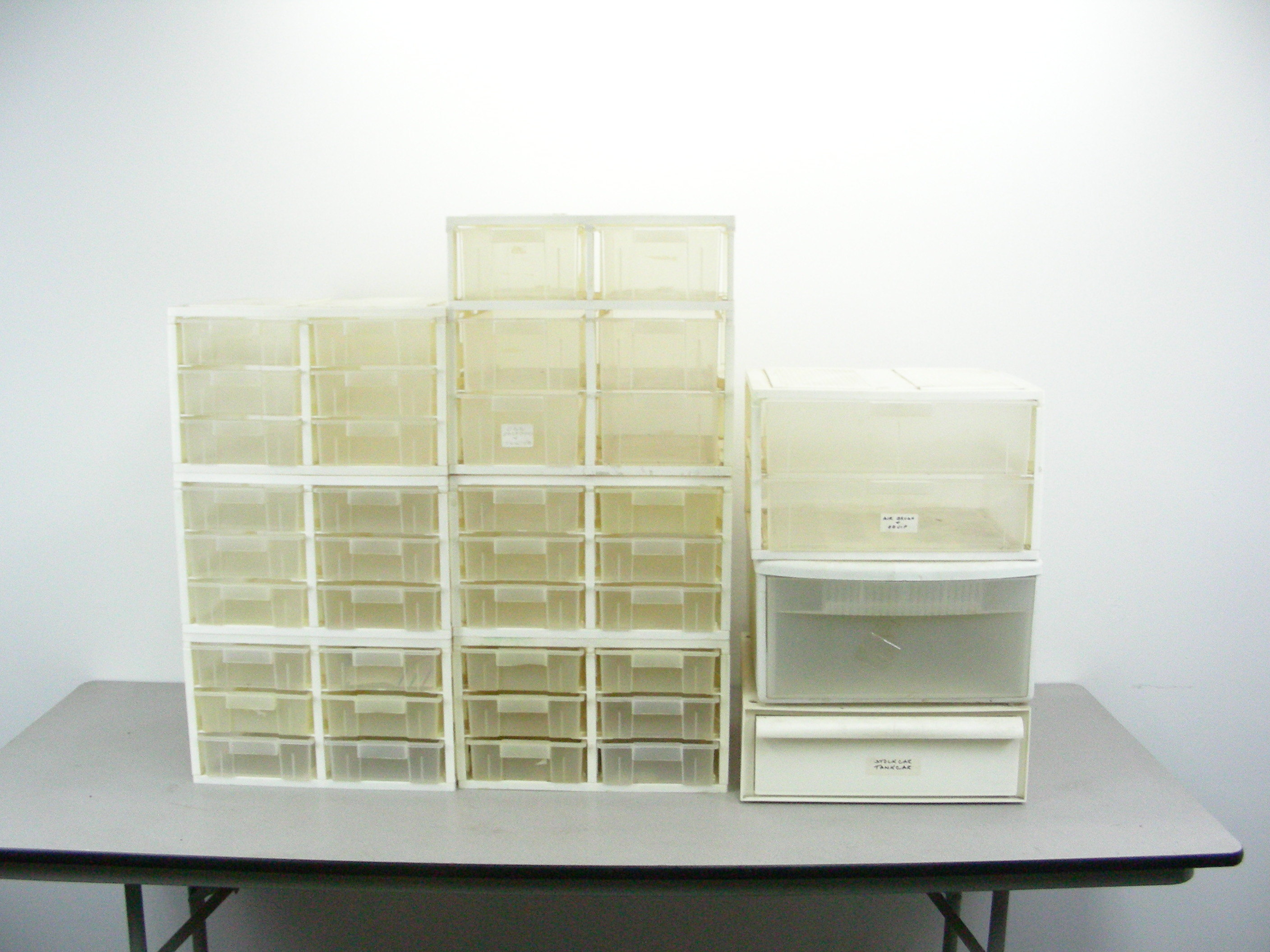 Large Lot of Plastic Part Bins