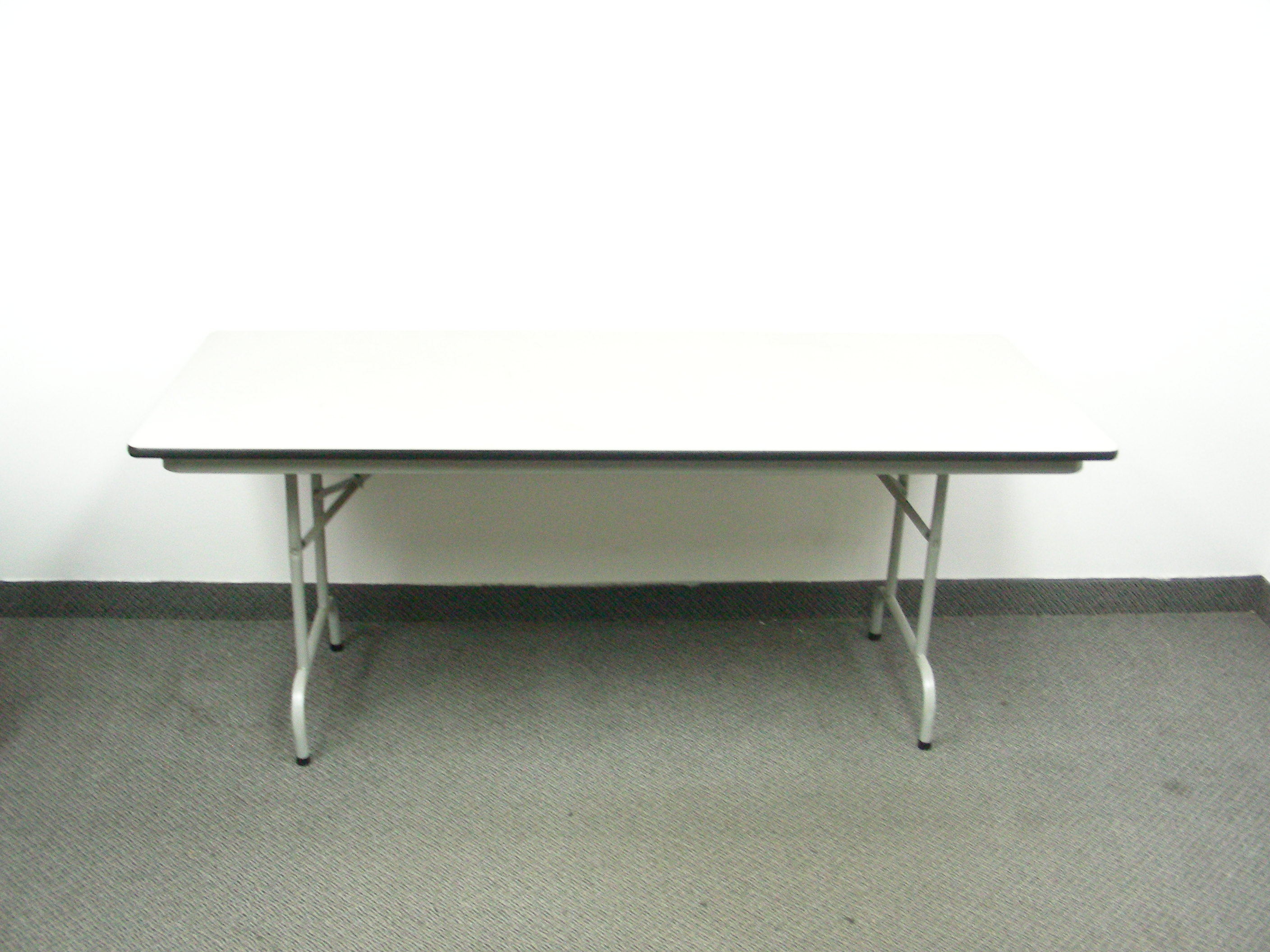 6 W x 29 H x 30 D Industrial Folding Table