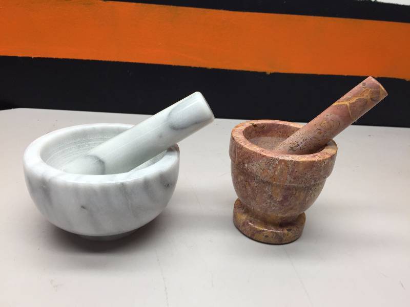 lot 60 image: MORTAR AND PESTLES
