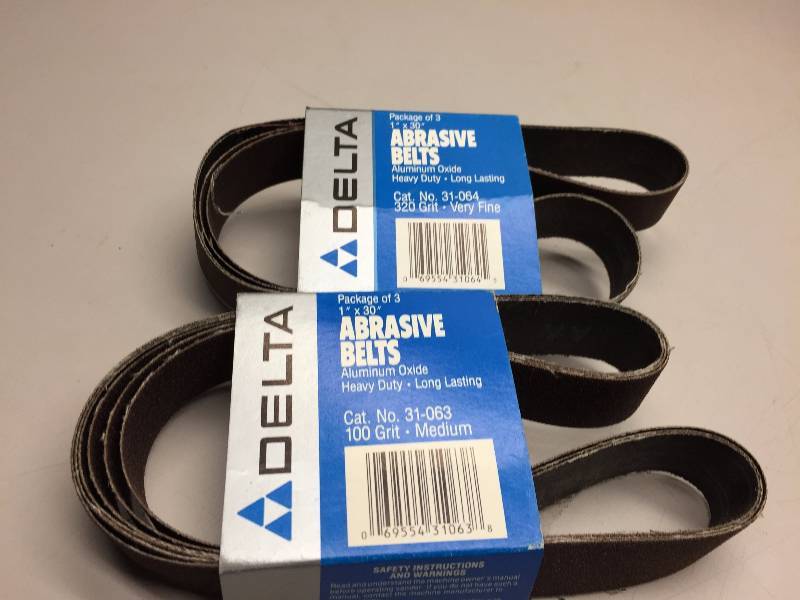 DELTA SHOPMASTER 1" BELT/5" DISC SANDER, 1/4 HP, 5320 GRIT BELTS