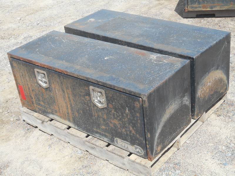 lot 2 image: (2) 48 Steel Tool Boxes, Used...