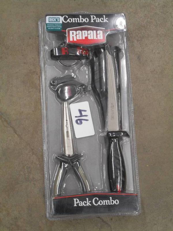 lot 46 image: New Rapala Fillet Knife & Pliers Se...