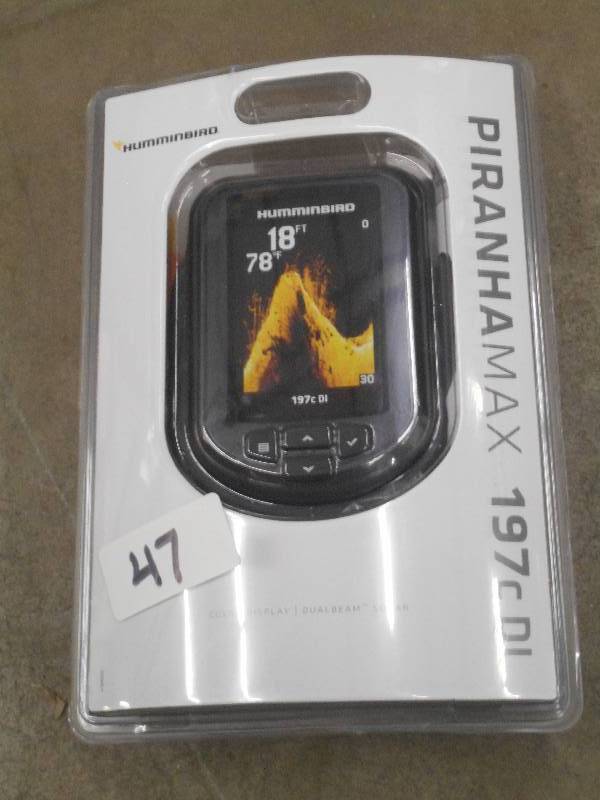 lot 47 image: New Humminbird Piranha Max 197CDI L...