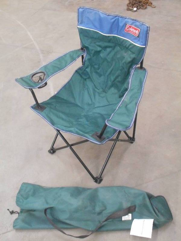lot 71 image: Coleman Camp Chair With Bag ...