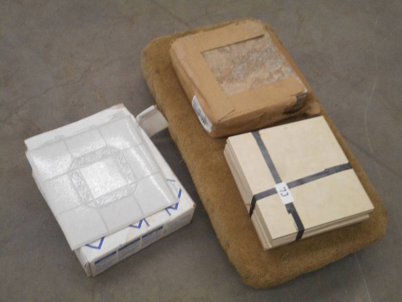 lot 73 image: Lot Of Assorted Tile & Flooring ...